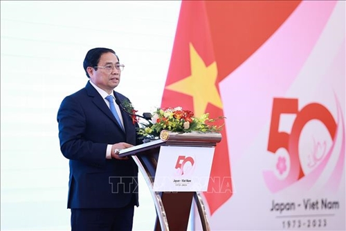 Thủ tướng Thúc đẩy quan hệ đối tác chiến lược tin cậy, thân thiết Việt Nam - Nhật Bản