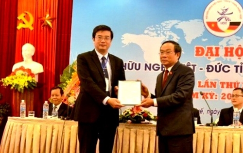 Ông Nguyễn Vũ Quốc Huy giữ chức Chủ tịch Hội Hữu nghị Việt - Đức