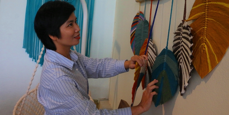 Cô gái Việt đưa nghệ thuật macrame “đi tây”