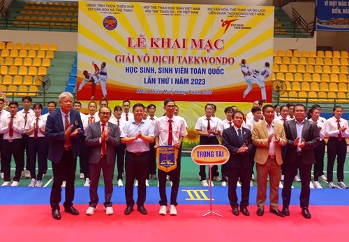 Khai mạc Giải Taekwondo học sinh, sinh viên toàn quốc lần thứ I năm 2023
