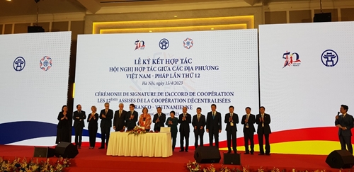Hội nghị hợp tác giữa các địa phương Việt Nam - Pháp lần thứ 12 ra tuyên bố chung