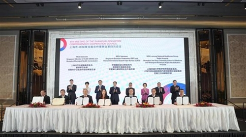 Singapore ký kết thêm 15 thỏa thuận kinh tế với Trung Quốc