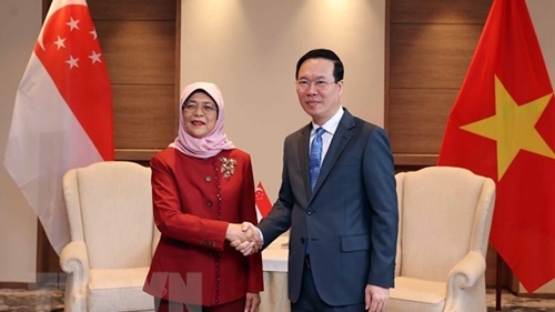 Chủ tịch nước Thúc đẩy quan hệ Việt Nam-Singapore lên tầm cao mới