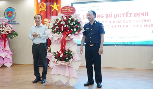 Ông Nguyễn Quang Thanh được điều động, bổ nhiệm giữ chức Cục trưởng Cục Hải quan tỉnh