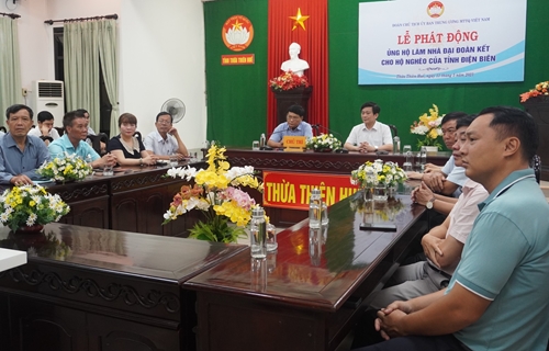 Thừa Thiên Huế góp sức xây Nhà Đại đoàn kết hỗ trợ tỉnh Điện Biên
