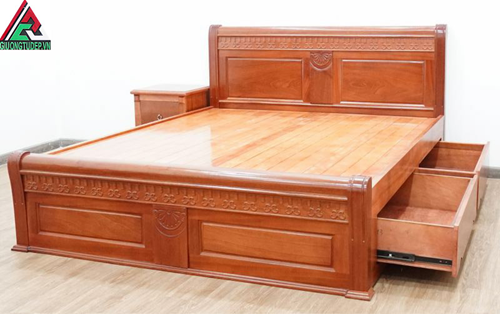 Top những mẫu giường gỗ xoan đào hot nhất tại Giường Tủ Đẹp