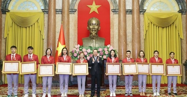 Chủ tịch nước biểu dương các “gương mặt vàng” của Thể thao Việt Nam