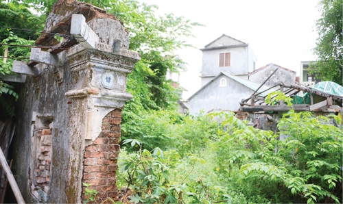 Đình làng Dương Phẩm thành phế tích