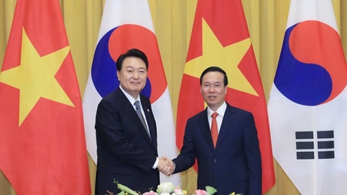 Lãnh đạo Hàn Quốc và Việt Nam nhất trí tăng cường hợp tác an ninh, thương mại