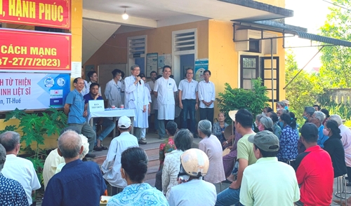 Hội Tim mạch Thừa Thiên Huế Khám miễn phí cho gần 600 đối tượng chính sách
