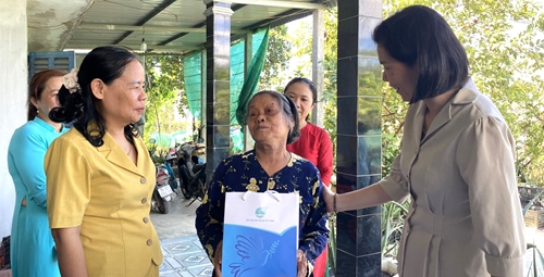 Thăm, tặng quà Mẹ Việt Nam Anh hùng và gia đình chính sách