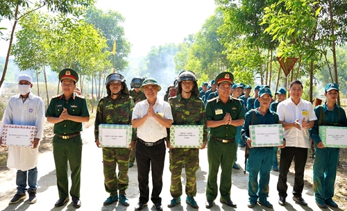 Dương Hòa tổ chức thành công diễn tập chiến đấu trong khu vực phòng thủ