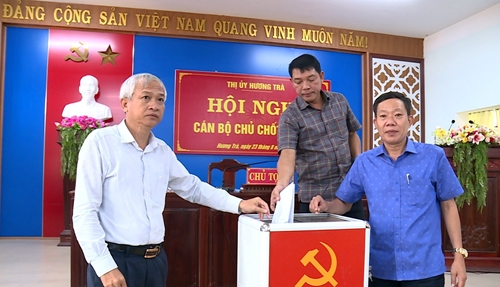 Thị ủy Hương Trà tổ chức hội nghị cán bộ chủ chốt