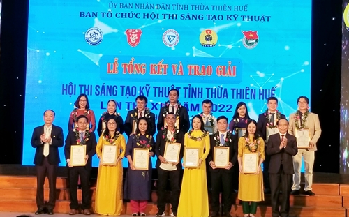 Có 60 đề tài đoạt giải Hội thi Sáng tạo Kỹ thuật Thừa Thiên Huế năm 2023