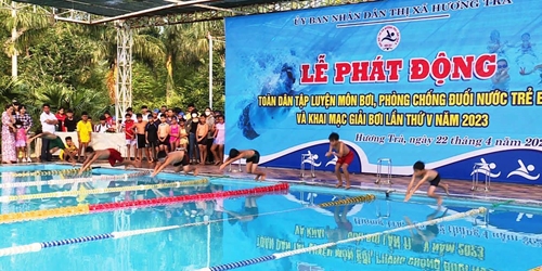 Hiệu quả từ đầu tư cho bơi lội ở Hương Trà