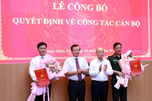 Chỉ định tham gia Ban Chấp hành Đảng bộ tỉnh Thừa Thiên Huế, nhiệm kỳ 2020 – 2025