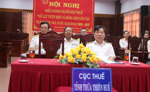 2 doanh nghiệp của Thừa Thiên Huế được Tổng cục Thuế tuyên dương