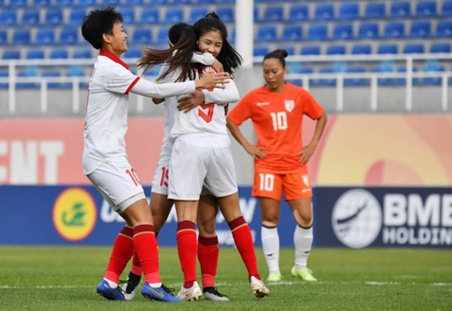 Vòng loại Olympic 2024 Đội tuyển nữ Việt Nam có được 3 điểm đầu tiên
