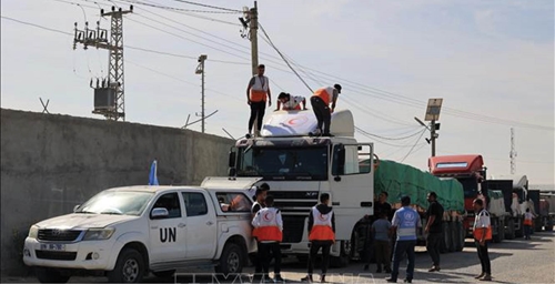 Viện trợ cho Dải Gaza LHQ thúc đẩy mở lại cửa khẩu Kerem Shalom
