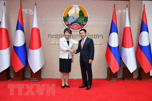 Nhật Bản và Lào cam kết hợp tác ứng phó thách thức
