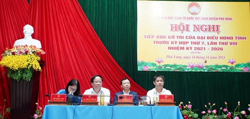 Cử tri Phú Vang, Phong Điền quan tâm hạ tầng giao thông và đầu tư cho di tích