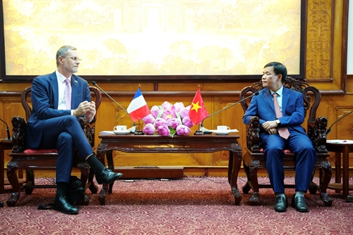 Lãnh đạo tỉnh tiếp Đại sứ Cộng hòa Pháp tại Việt Nam