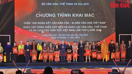 Sắc màu Tuần Đại đoàn kết các dân tộc - Di sản văn hóa Việt Nam’ năm 2023