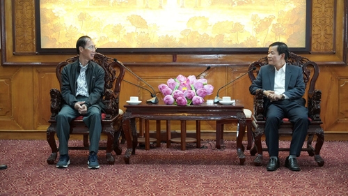 Lãnh đạo tỉnh mong muốn Tiến sĩ Lê Bá Khánh Trình có những hỗ trợ về giáo dục