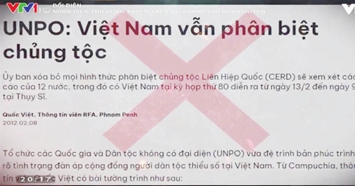 Tiếp tục chiêu trò xuyên tạc nhân quyền Việt Nam