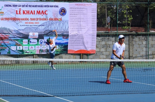 Tổ chức giải tennis gây quỹ vì người nghèo Nam Đông