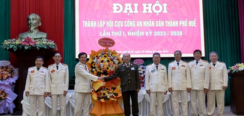 Đại tá Hoàng Long giữ cương vị Chủ tịch Hội Cựu Công an Nhân dân TP Huế