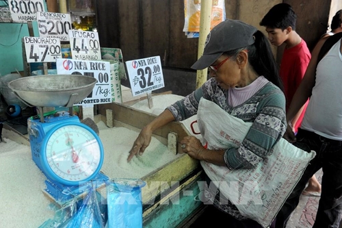 Philippines Lạm phát giá gạo đạt mức cao nhất kể từ năm 2009