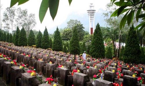 Nghĩa trang Liệt sỹ Quốc gia Vị Xuyên - Địa chỉ đỏ giáo dục truyền thống cách mạng