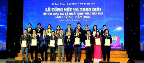 Thừa Thiên Huế đạt 5 giải tại Hội thi Sáng tạo Kỹ thuật toàn quốc lần thứ 17