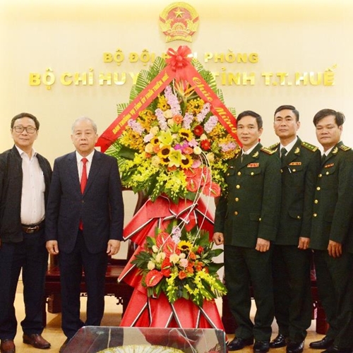 Phó Bí thư Thường trực Tỉnh ủy chúc mừng ngày thành lập lực lượng Bộ đội Biên phòng Việt Nam