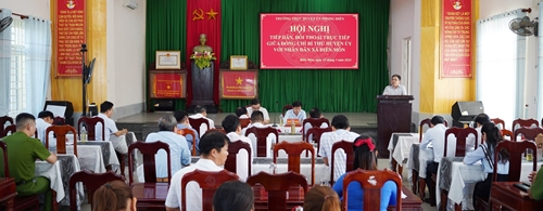 Bí thư Huyện ủy Phong Điền đối thoại với người dân xã Điền Môn