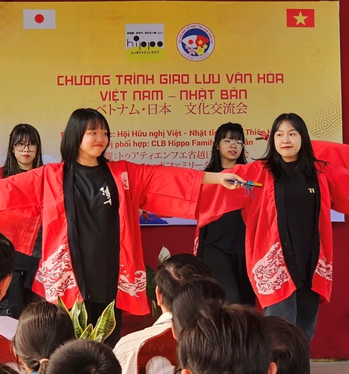 Học sinh Huế và Nhật Bản tham gia giao lưu văn hóa