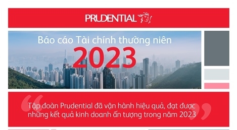 Tập đoàn Prudential công bố Báo cáo Tài chính thường niên năm 2023 – Tiếp tục tăng trưởng mạnh