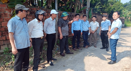 Kiểm tra tiến độ xây dựng tiêu chí phường tại xã Phong An