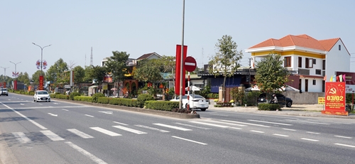 Kết cấu hạ tầng kỹ thuật, cảnh quan đô thị ở Phong Điền ngày càng hoàn thiện