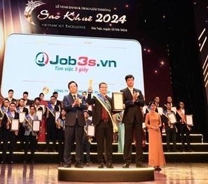 Nền tảng tuyển dụng Job3s vn vinh dự nhận Giải thưởng Sao Khuê 2024