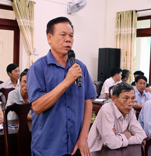 Người dân thị trấn Phong Điền phản ánh nhiều vấn đề dân sinh