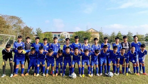 Đội bóng U13 Huế tham gia Giải U13 Bình Định mở rộng 2024