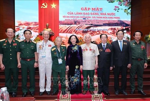 Lãnh đạo Đảng, Nhà nước gặp mặt cựu chiến binh, cựu TNXP tham gia Chiến dịch Điện Biên Phủ