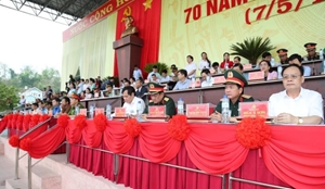 Những hình ảnh ấn tượng tại lễ sơ duyệt diễu binh, diễu hành chuẩn bị Kỷ niệm 70 năm Chiến thắng Điện Biên Phủ