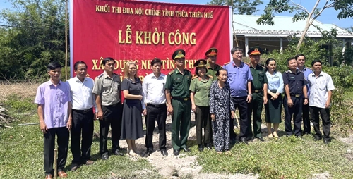 Khởi công xây nhà tình thương cho bà Nguyễn Thị Thanh
