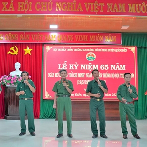 Quảng Điền kỷ niệm 65 năm Ngày mở đường Hồ Chí Minh - Ngày truyền thống Bộ đội Trường Sơn