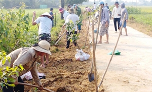 Nông dân Quảng Thọ thích ứng với biến đổi khí hậu