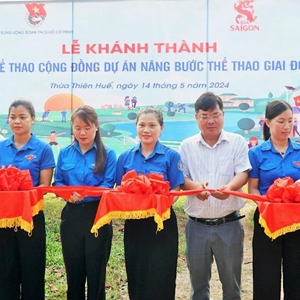 Khánh thành công trình thanh niên “sân thể thao cộng đồng” tại Phú Lộc