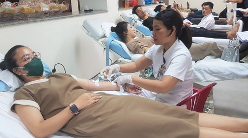 Tiếp nhận gần 260 đơn vị máu từ 6 phường ở TP Huế